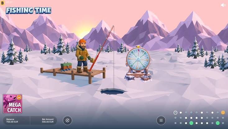 Fishing Time base game catch screen