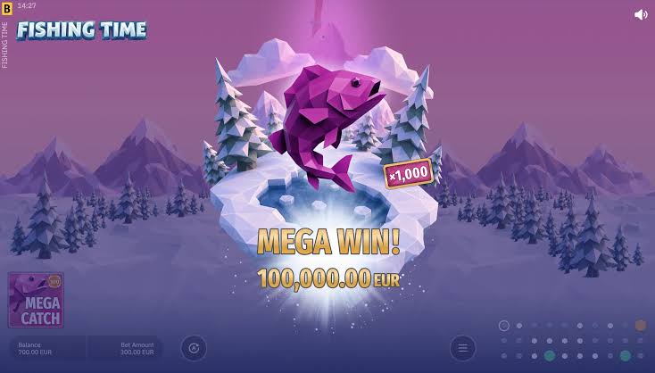 Fishing Time 1,000x Mega Catch screen